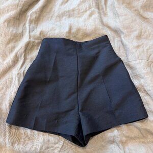 Gia studios black Empire Tailored High-waisted Shorts S